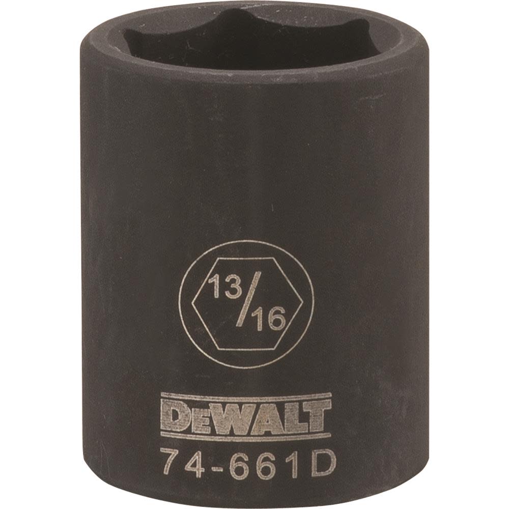 

DEWALT 1/2 Drive X 13/16 6PT Standard Impact Socket