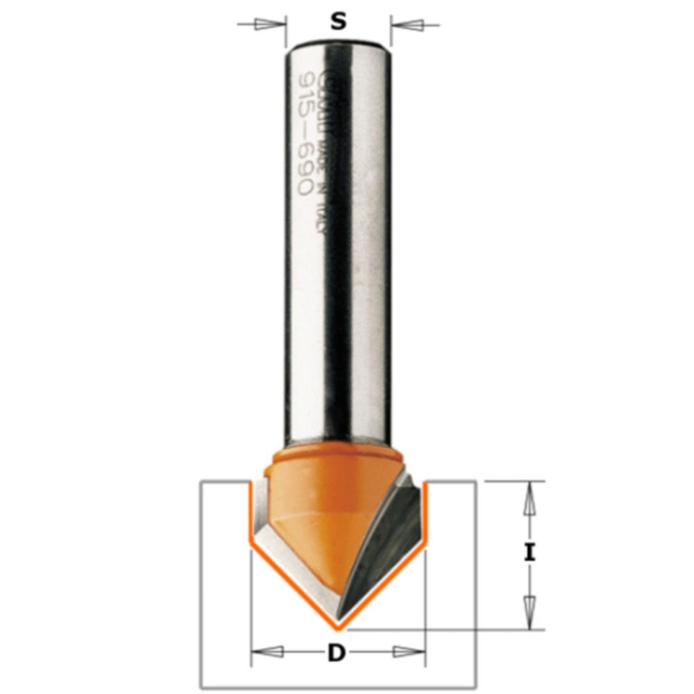 CMT V-Grooving Bit 815.127.11 - Acme Tools