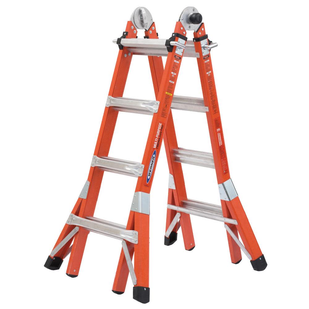 

Werner 17 Ft. Type IA Fiberglass Multi-Position