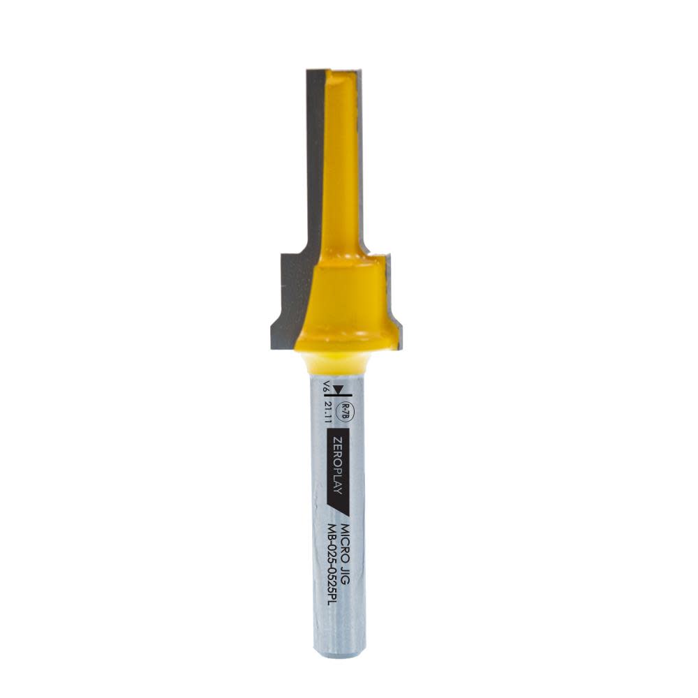 Microjig ZEROPLAY 2-Step Plunge 1/4 in Shank Bit MB-025 Microjig ZEROPLAY 2-Step Plunge 1/4 in Shank Bit MB-025