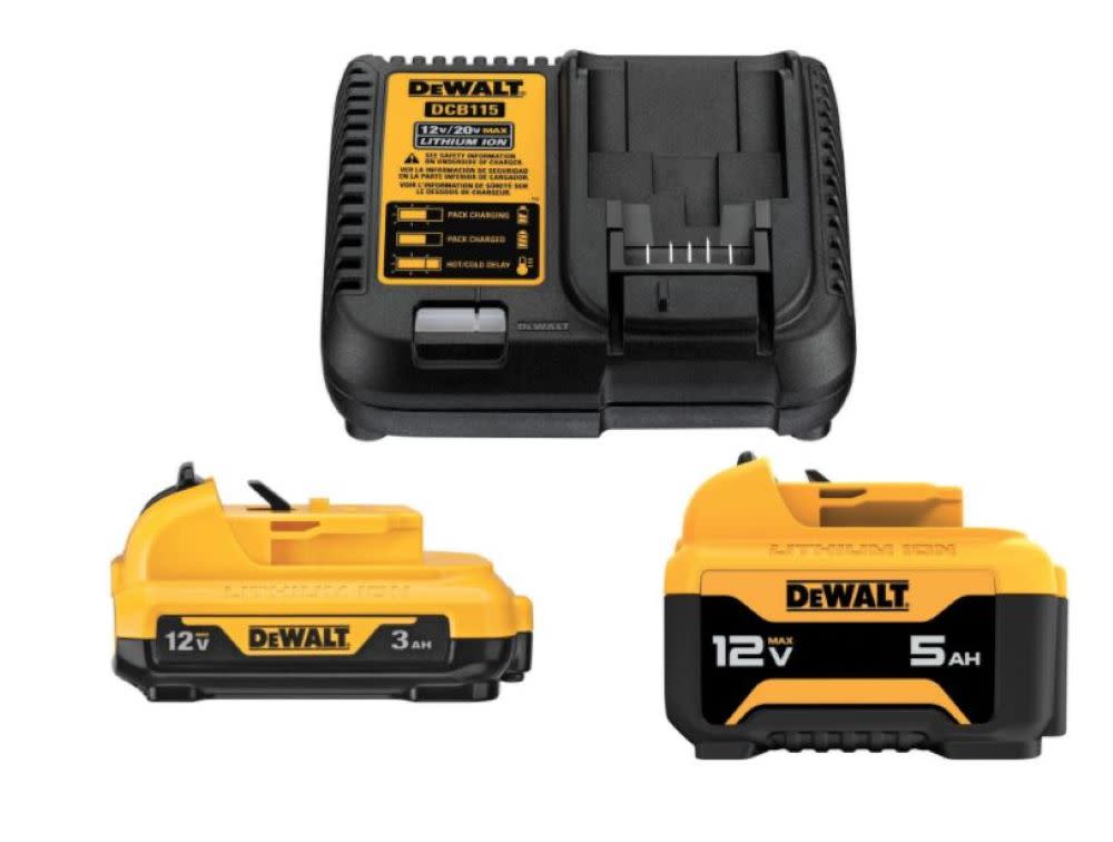 Testify Hover Screenplay DEWALT 12V Starter Kit 3Ah & 5Ah Battery with Charger DCB135C from DEWALT -  Acme Tools