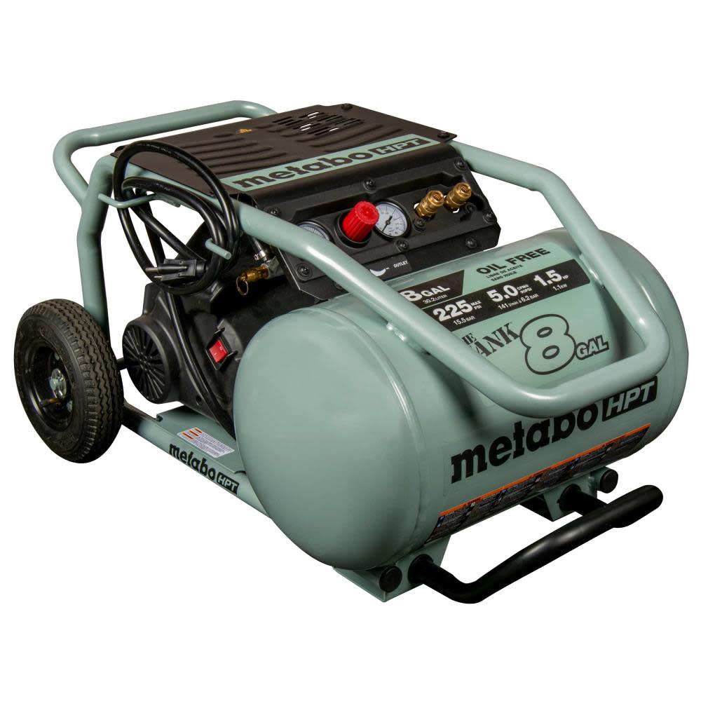 Metabo HPT The Tank 8 Gallon Trolley Air Compressor EC1315SM