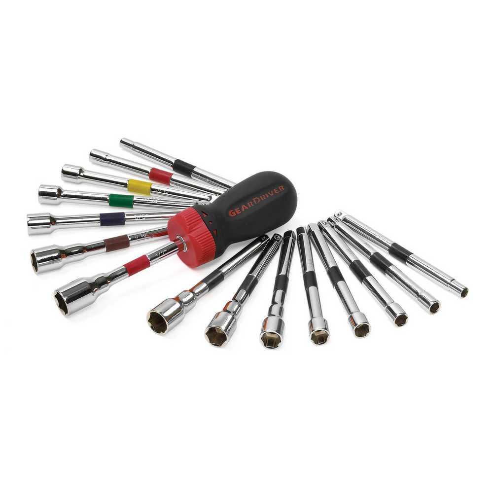 GEARWRENCH 16 Pc Ratcheting Nut Driver Set