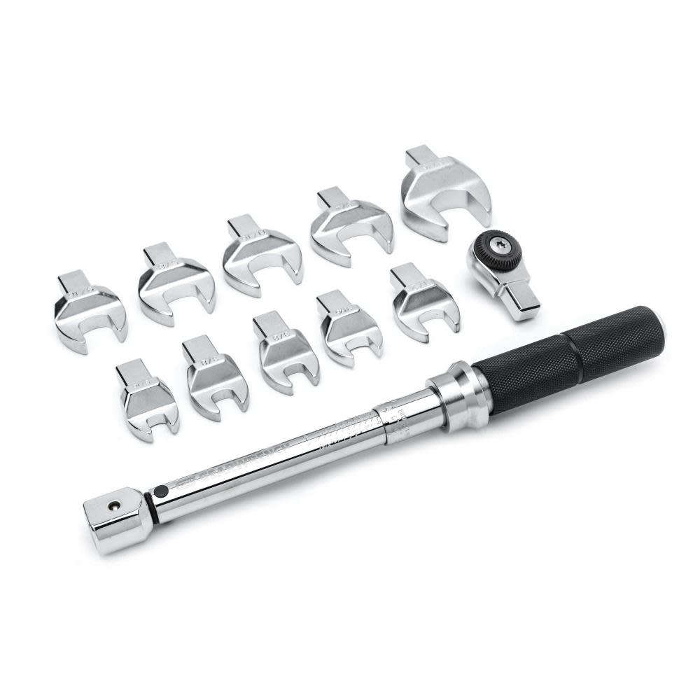 

GEARWRENCH 12 Pc 1/4" Drive SAE Open End Interchangeable Torque Wrench Set