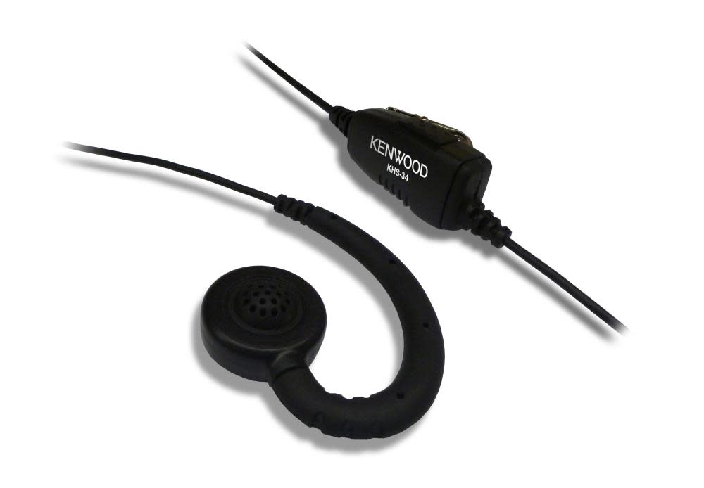 

Kenwood C-ring ear hanger with ptt & mic