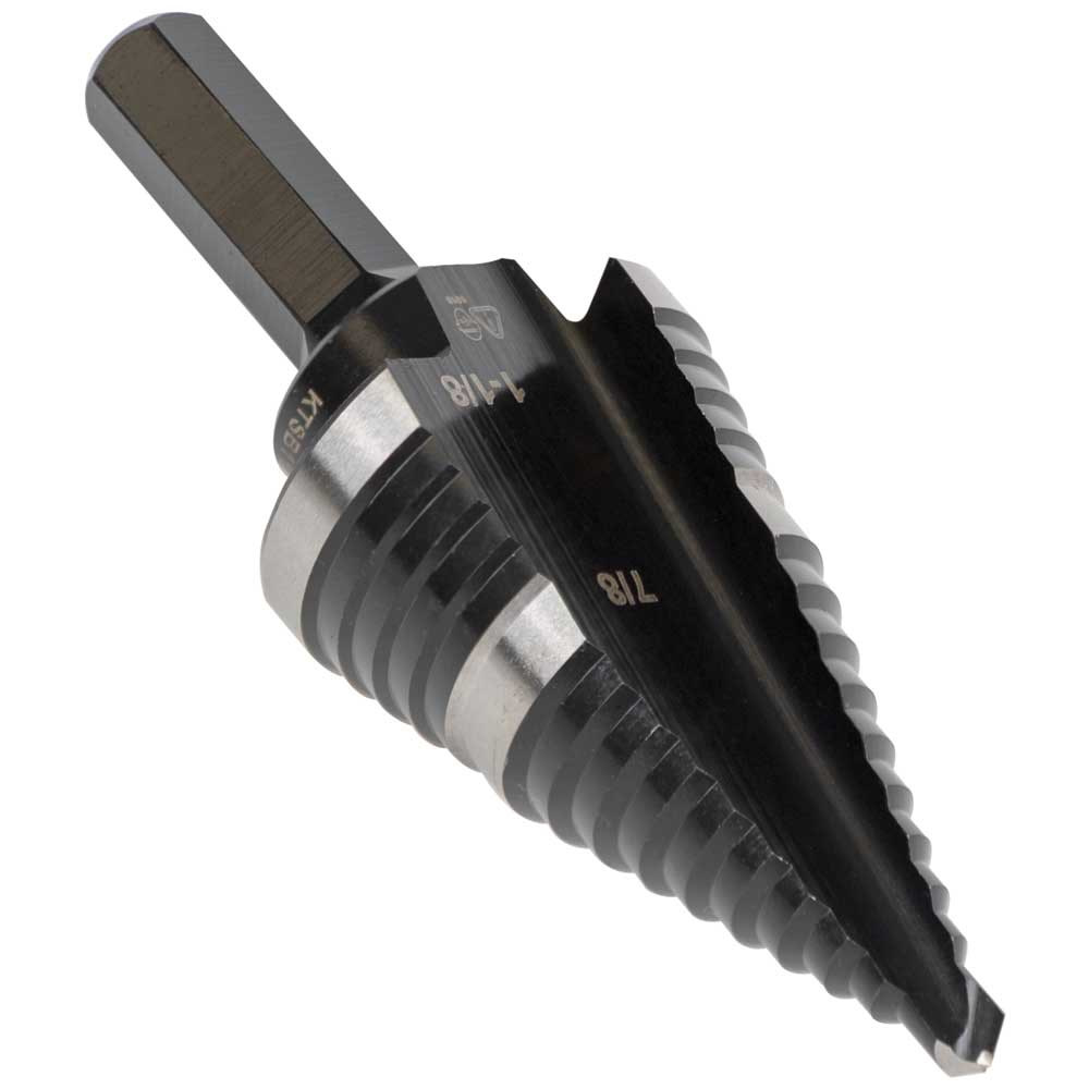 

Klein Tools Step Drill Bit #11 Double-Fluted
