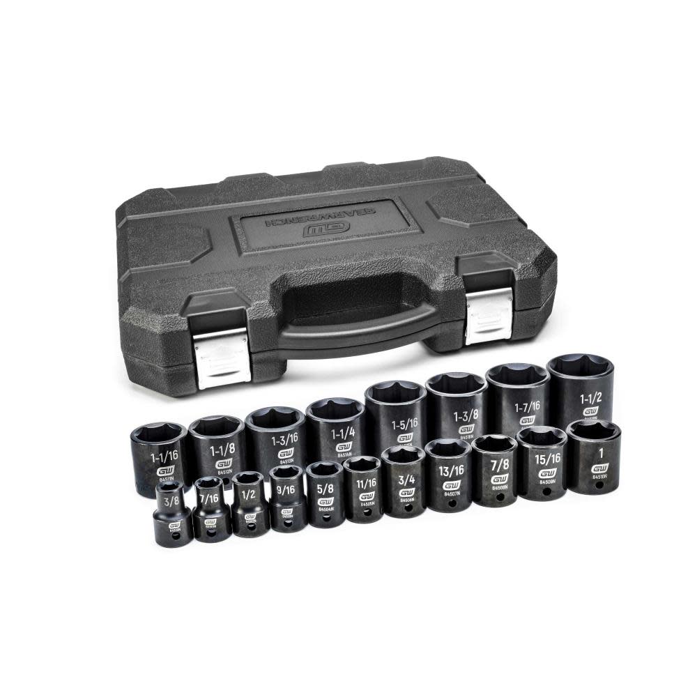 

GEARWRENCH 19-PC 1/2 Dr Imp Socket Set SAE