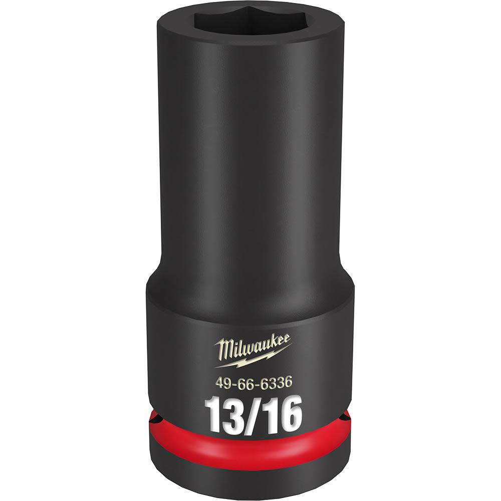 

Milwaukee Impact Socket 3/4" Drive 13/16" Deep 6 Point