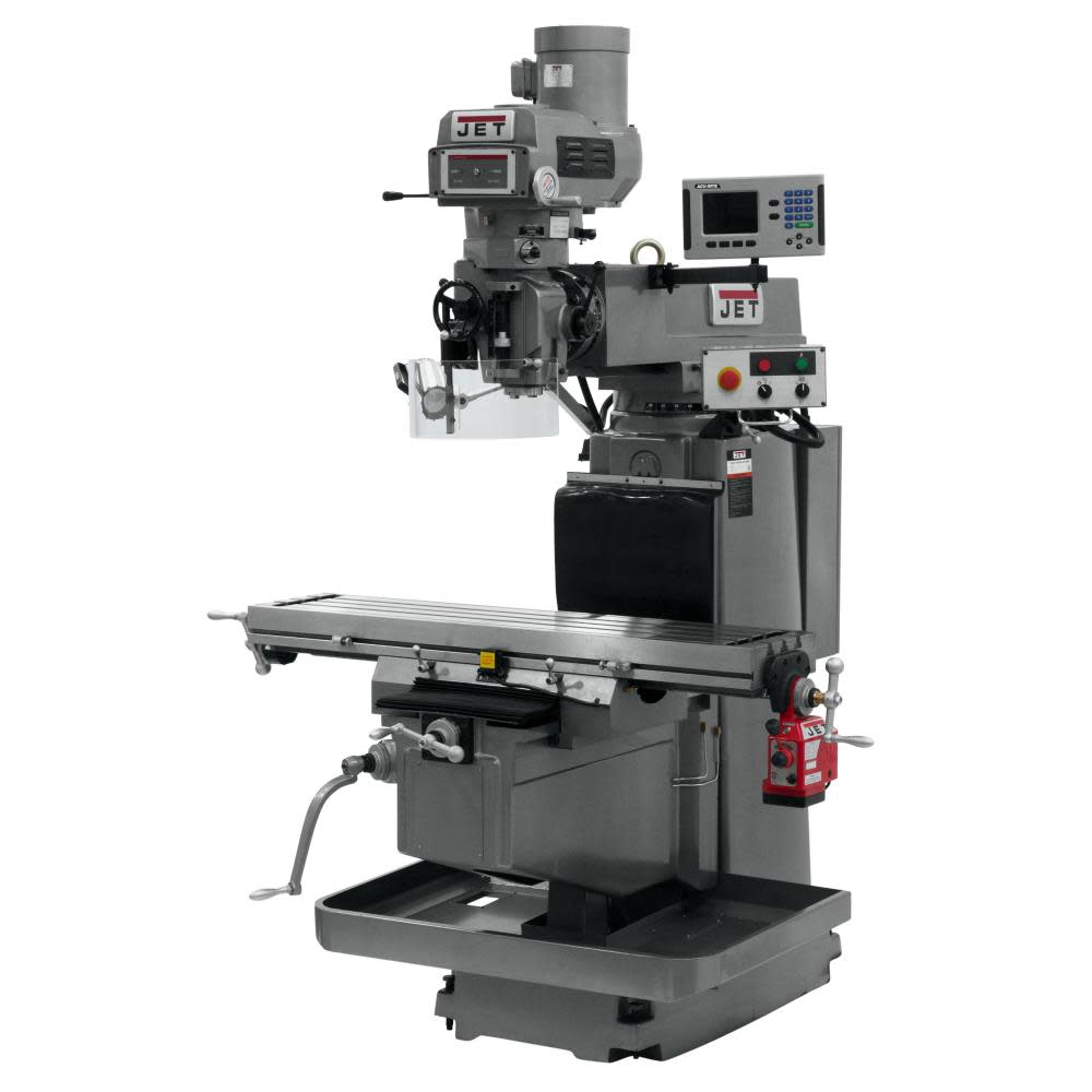 JET JTM-1254VS VUE 200S DRO X PFD Vertical Milling Machine 698049 ...