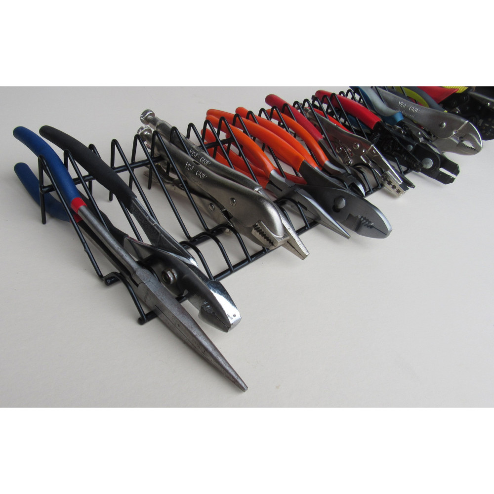 Plyworx Pliers Cutters Organizer Rack Holder Holds 32 Pliers/Cutters PLR30