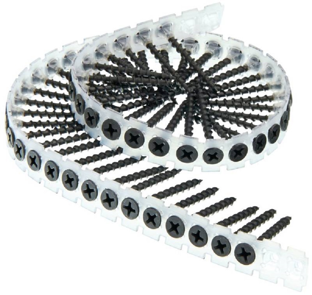 Senco 6X11/4" Sharp Point Bugle Collated Drywall Screw To Wood