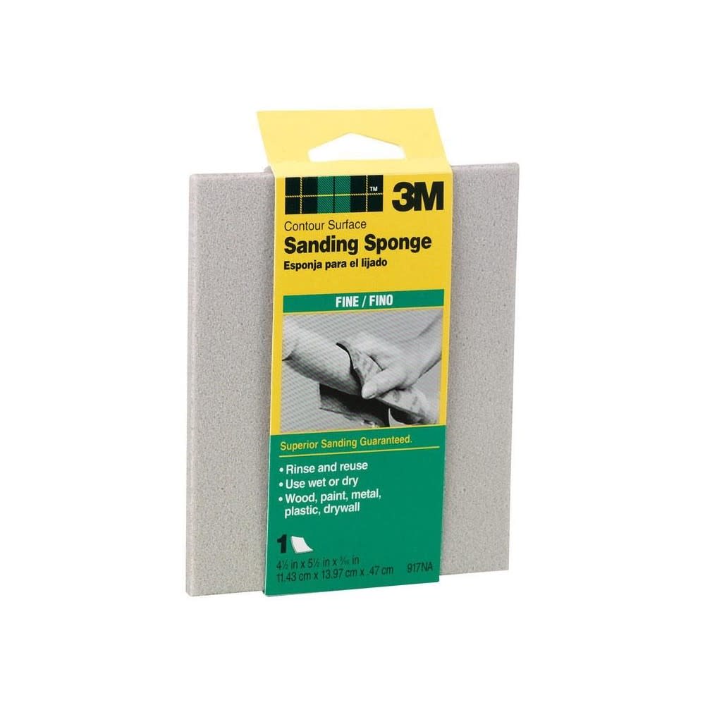 3M 100 Grit Fine Softback Contour Surface Sanding Sponge 1799873 from