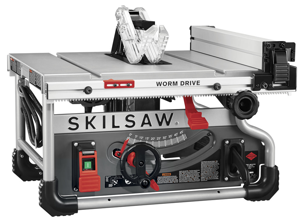 8-1/4 IN. Portable Worm Drive Table Saw 