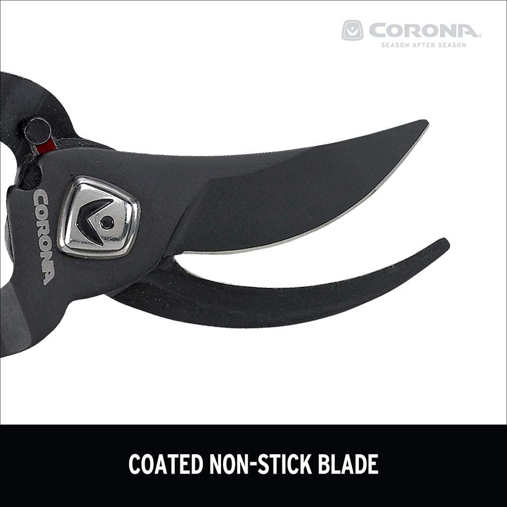 New Corona ComfortGEL 4.5" Stainless Steel Non Stick Coating Pruners BP 3214D 