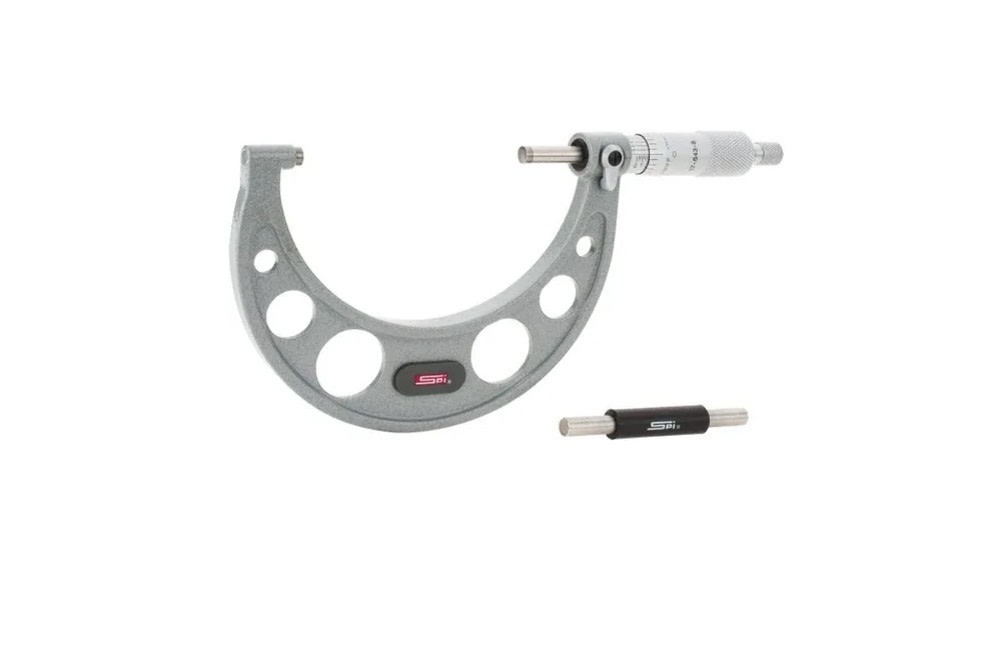 SPI 3 Inch Long Flat End Micrometer Calibration ... Accuracy Up to 0.0001 Inch 
