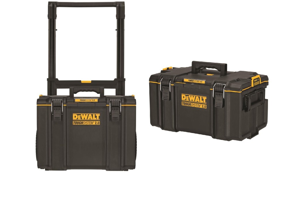 DEWALT TOUGHSYSTEM 2.0 Large Tool Box & Rolling Tool Box Bundle