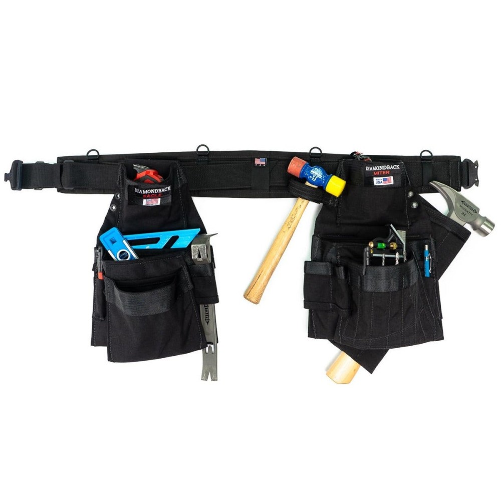 Diamondback 4" Small Black Artisan Tool Belt DB514BKS from DIAMONDBACK TOOLBELTS Acme Tools