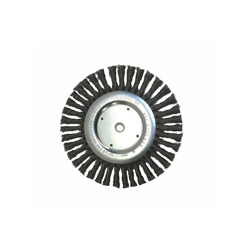 Billy Goat Premium Wire Wheel Brush 8 for Grazor Crack Chaser
