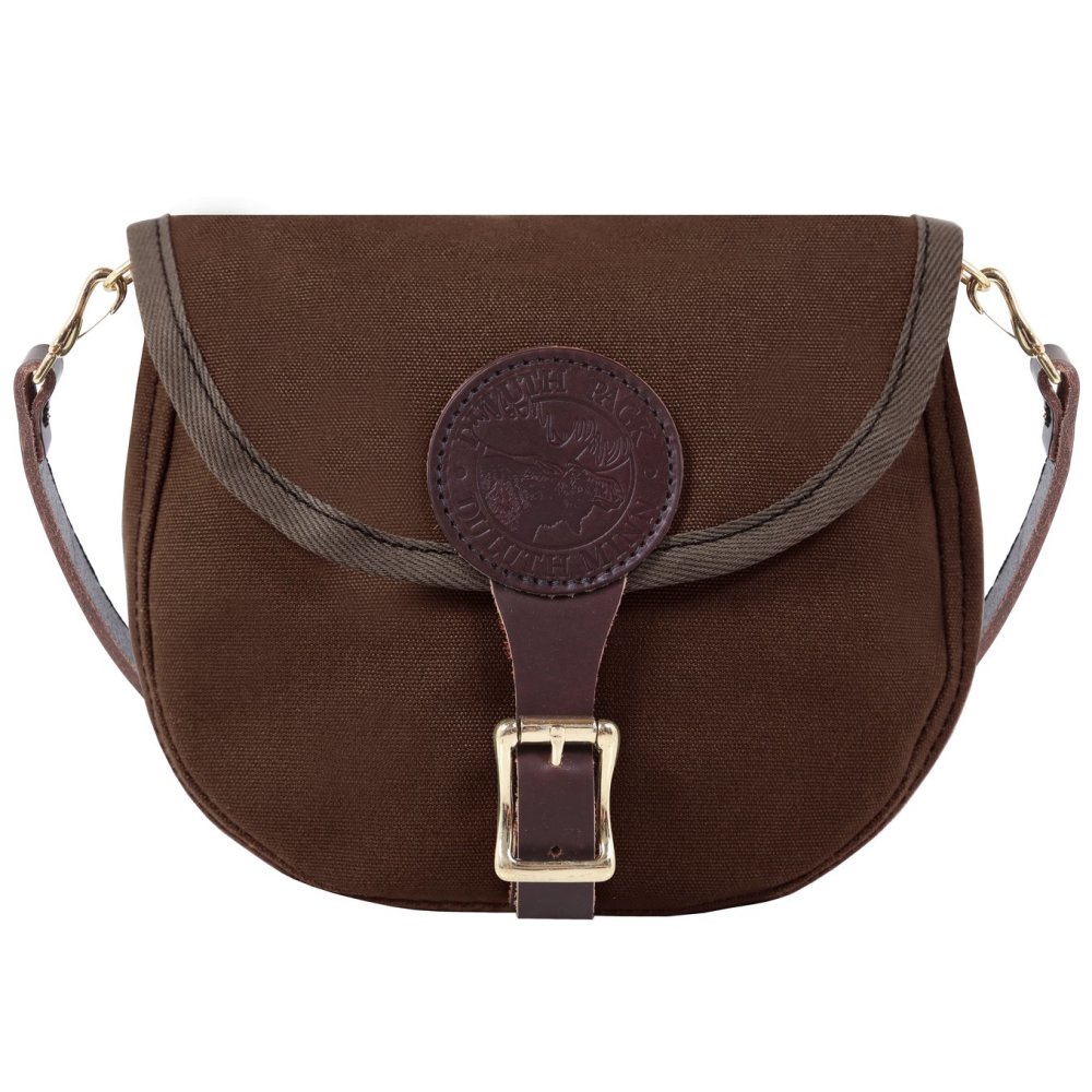 2 Liters Capacity Brown Small Standard Shell Purse