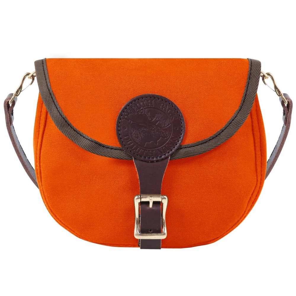 2 Liters Capacity Orange Small Standard Shell Purse