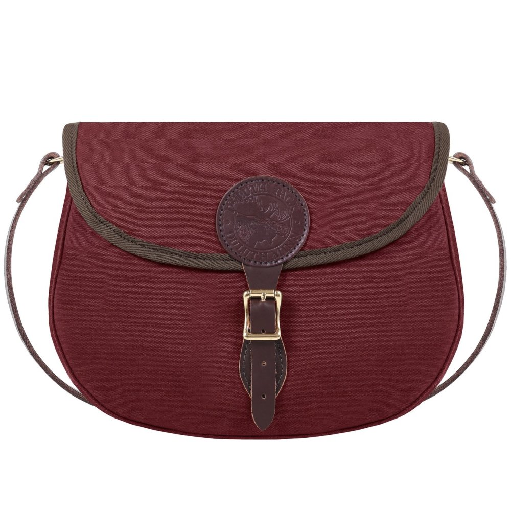 6 Liters Capacity Burgundy Large Standard Shell Purse