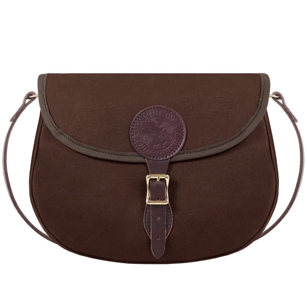 6 Liters Capacity Brown Large Standard Shell Purse