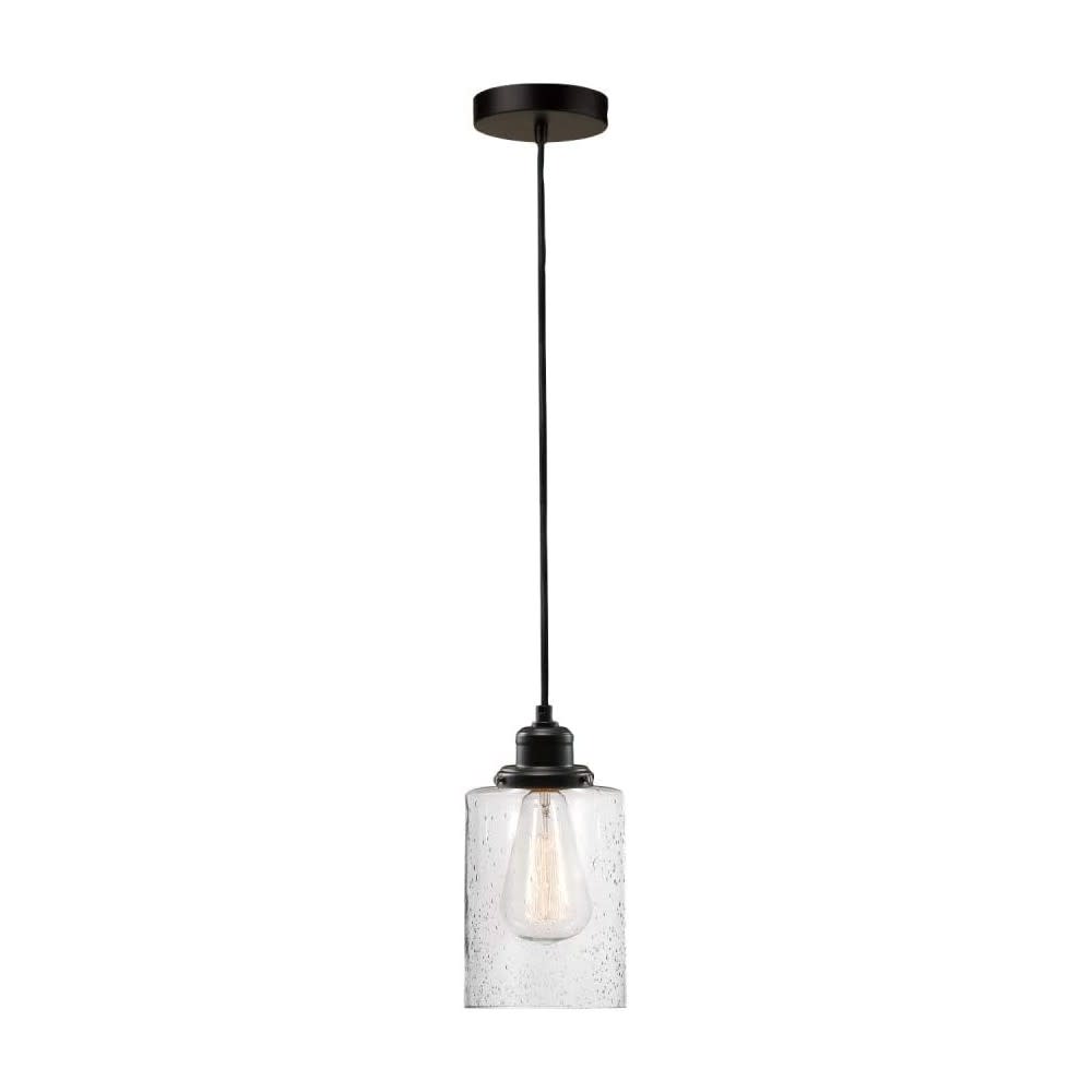 Globe Electric Annecy Pendant Light Dark Bronze 2 in 1 1 Light - 3000167 - By Brand  sku 3000167