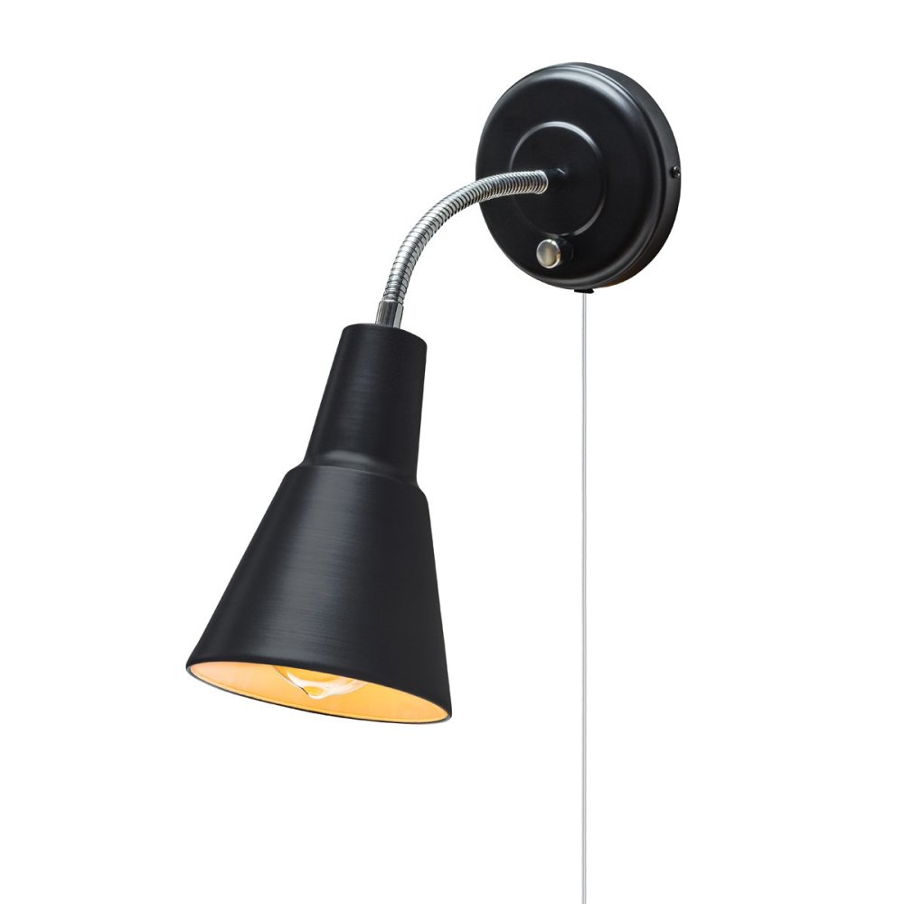 3000192 Globe Electric Ramezay Modern Wall Sconce Matte Bl sku 3000192