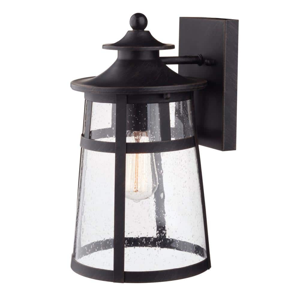 Globe Electric Ezekiel Vintage Wall Sconce Natural Bronze 1 Light - 3001846 - By Brand  sku 3001846