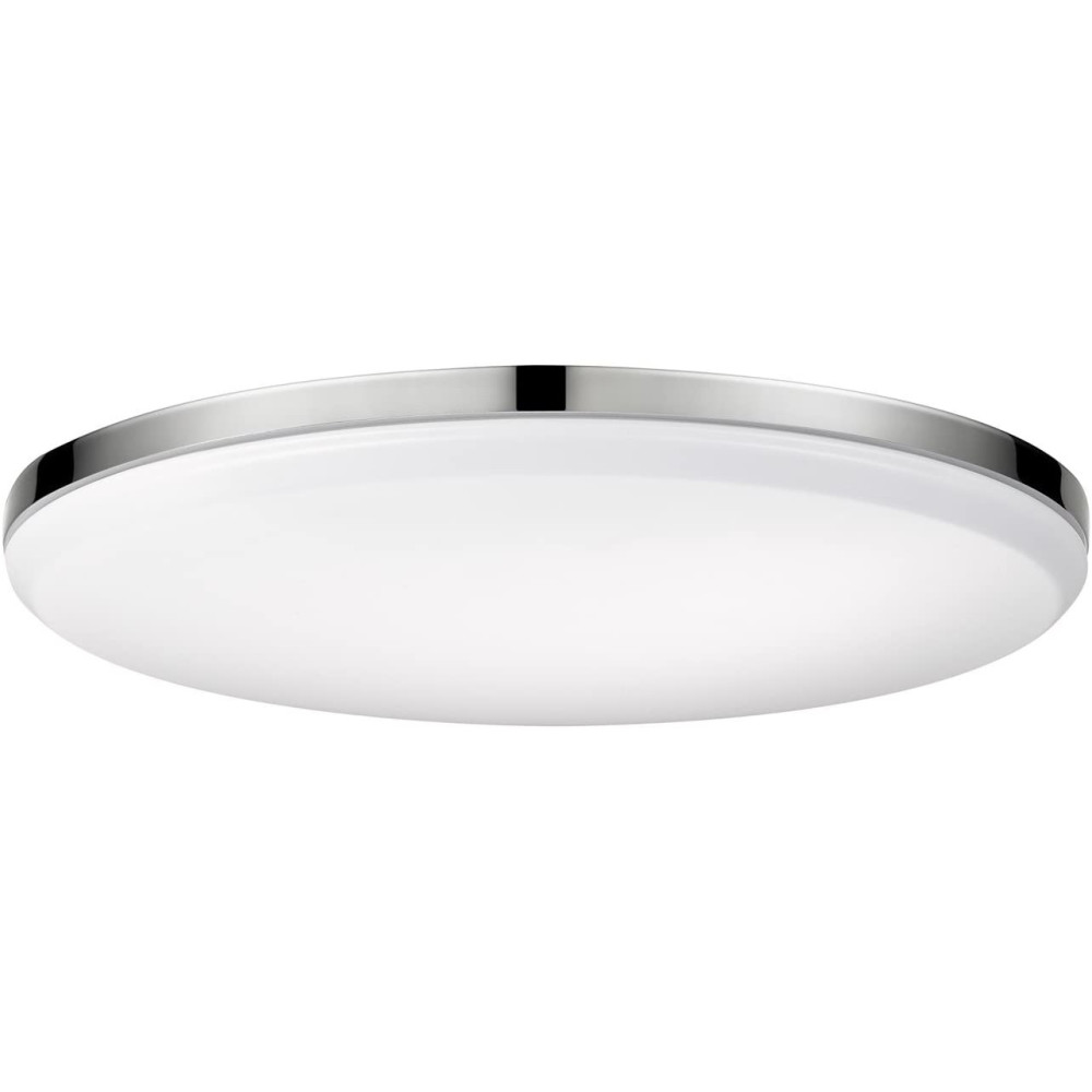 Globe Electric Ellington Integrated LED Ceiling Light Chrome 28W - 3008637 - By Brand  sku 3008637