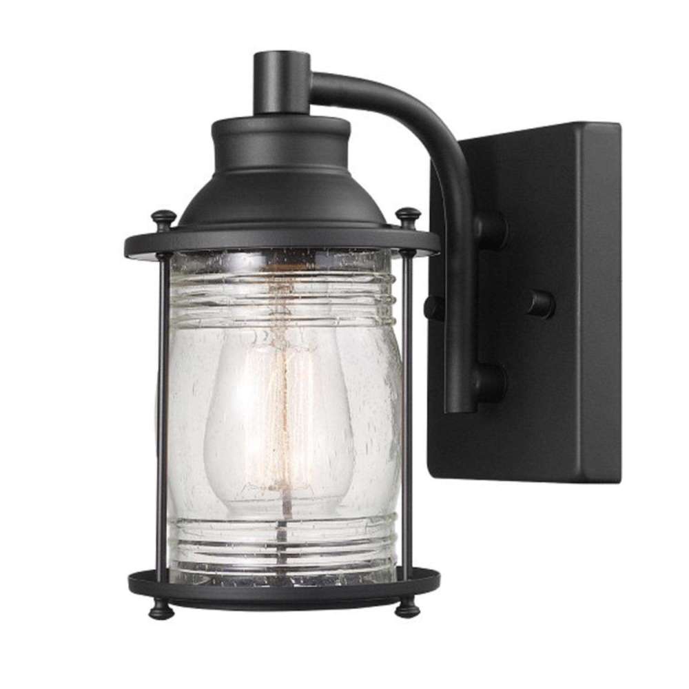 Globe Electric Donovan Downlight Wall Sconce 60W 1 Light Bronze - 3008670 - By Brand  sku 3008670