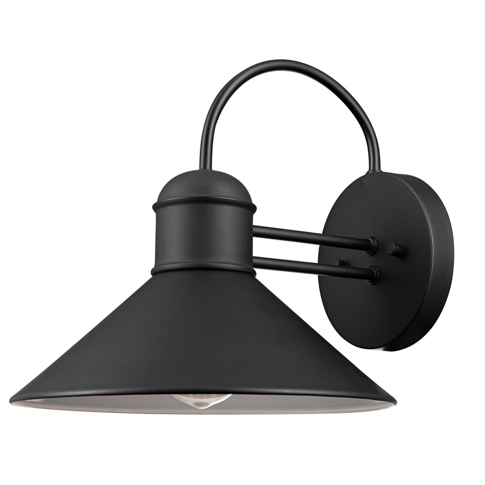 Globe Electric Sebastien Modern Wall Sconce 1 Light Black Outdoor - 3008673 - By Brand  sku 3008673
