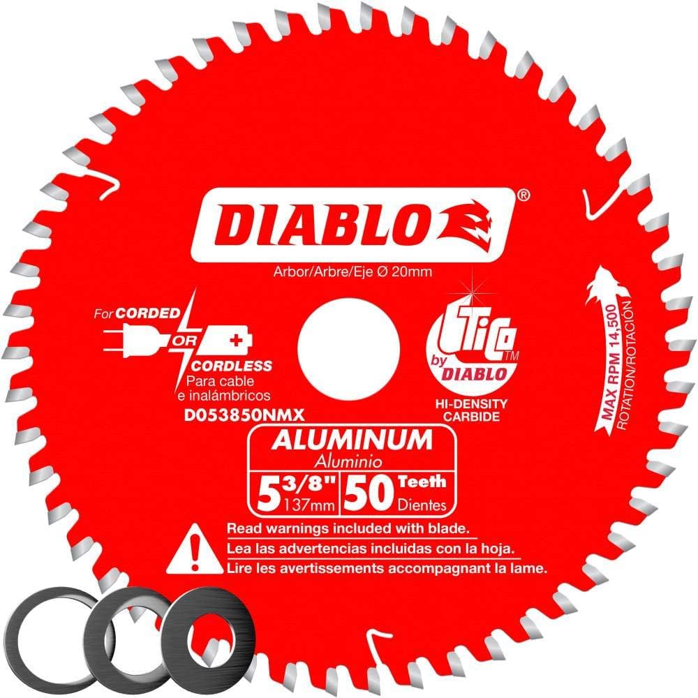 Diablo Circular Saw Blade 5 3/8 x 50 Tooth Aluminum Cutting