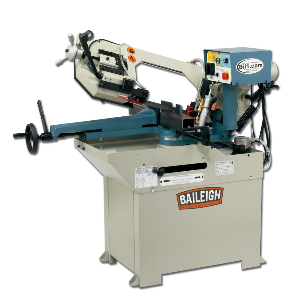

Baileigh BS-250M Horizontal Band Saw Single Mitering 110V 1 Phase
