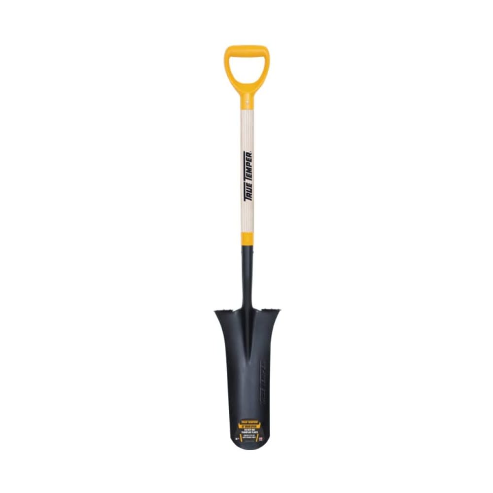 

True Temper Drain Spade with Comfort Step and D-Grip on Handle