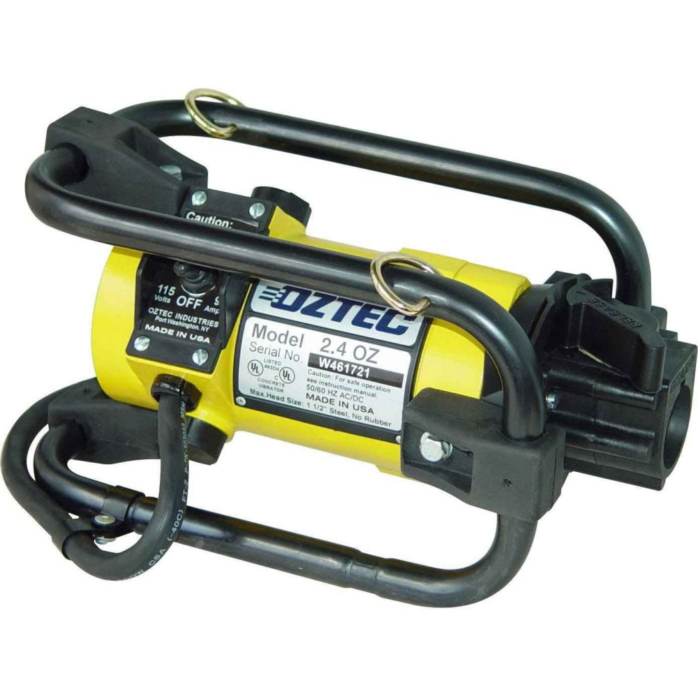 

Oztec Concrete Vibrator Electric Motor with Quick Disconnect System 115V 17A 2.25HP