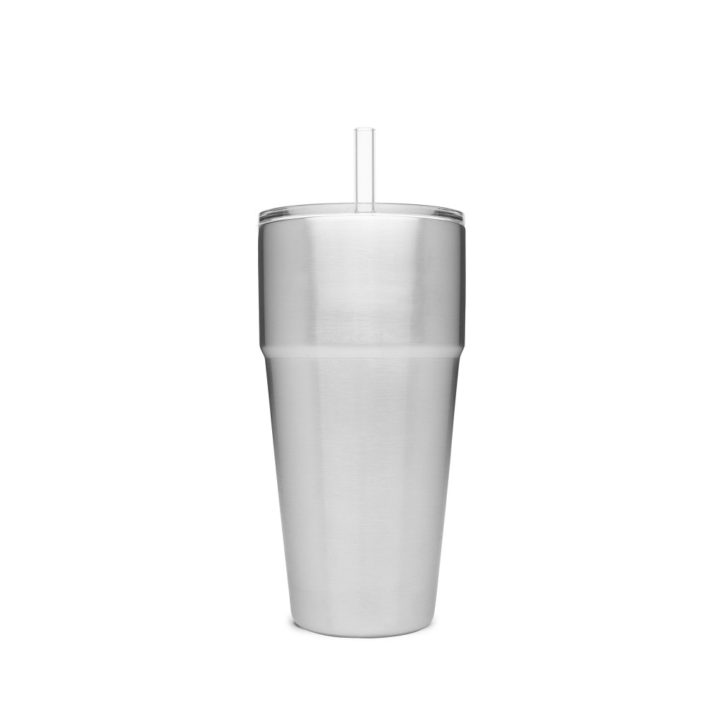 

Yeti Rambler Stackable Cup with Straw Lid 26oz, Stainless Steel