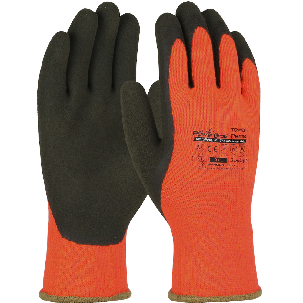 

X-Large Hi-Vis Orange PowerGrab Thermo Acrylic Terry Gloves