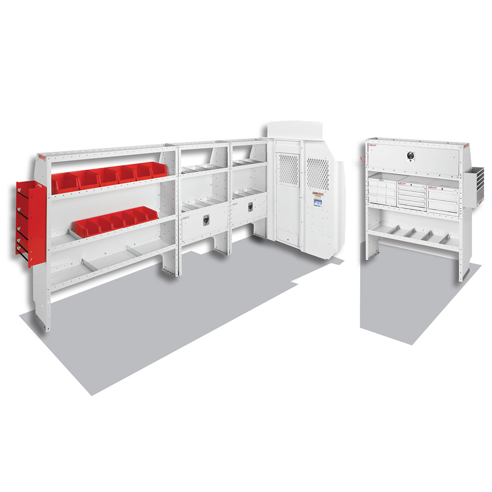 

Electrical Contractor Package for High Roof, 148 Inch Extended Inch Wheel Base Ford Transit Van