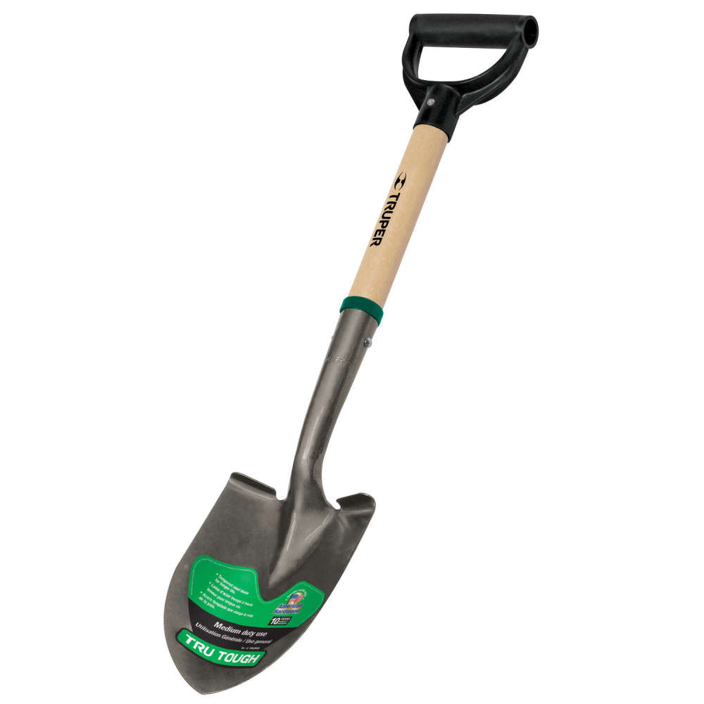 

Truper Tru Tough Utility Shovel Steel Head Round Point