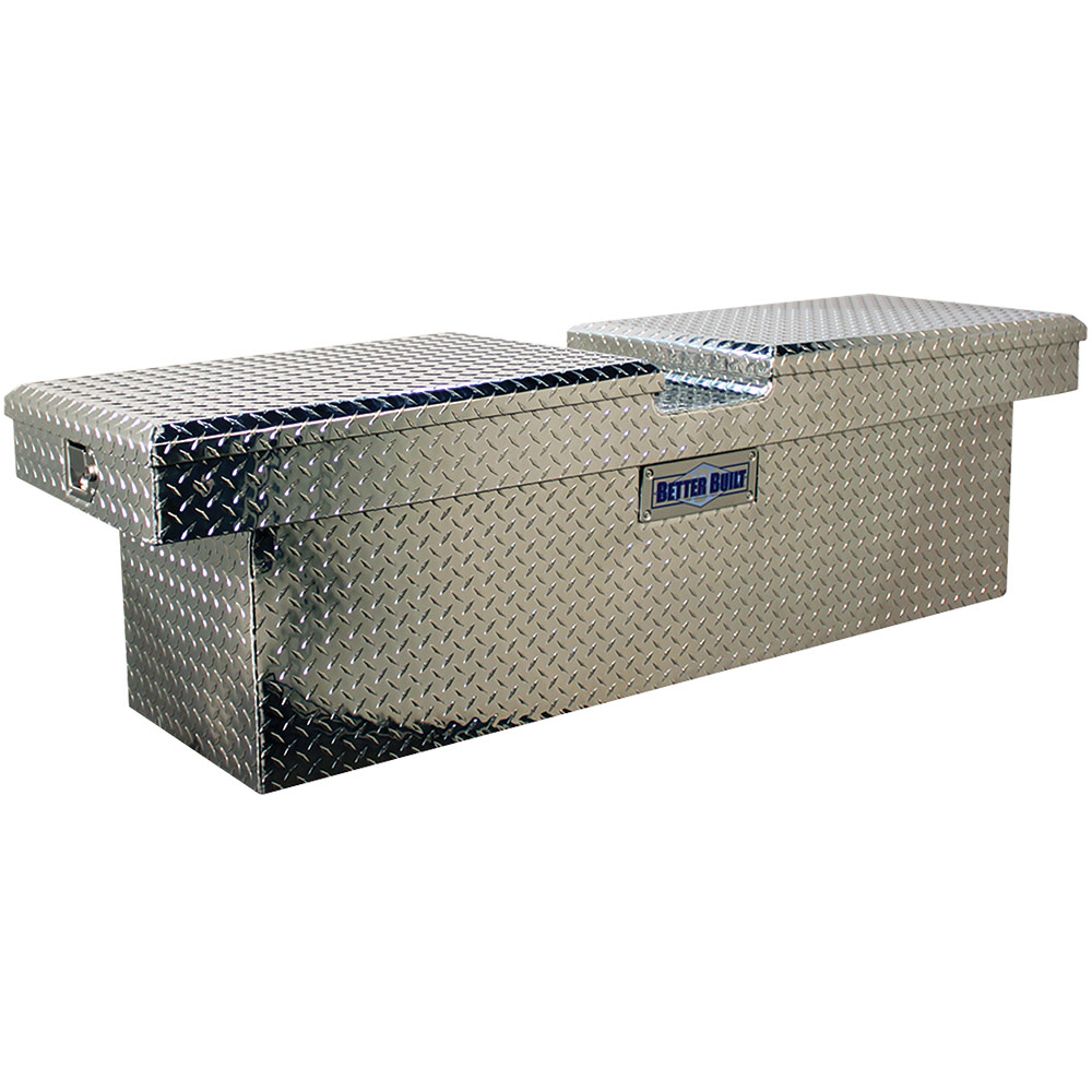 71" Gull Wing Truck Tool Box, DEEP, BRITE ALUMINUM