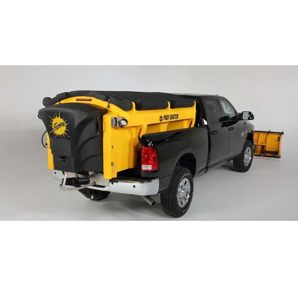 

Fisher Salt Hopper Spreader 1.5 Cu yd Poly Caster V Box