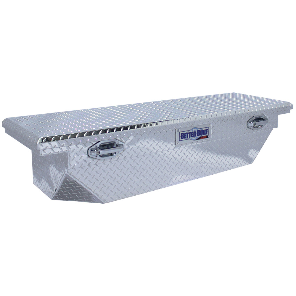69" SEC Saddle Truck Tool Box, LOW PROFILE, UNIVERSAL, BRITE ALUMINUM