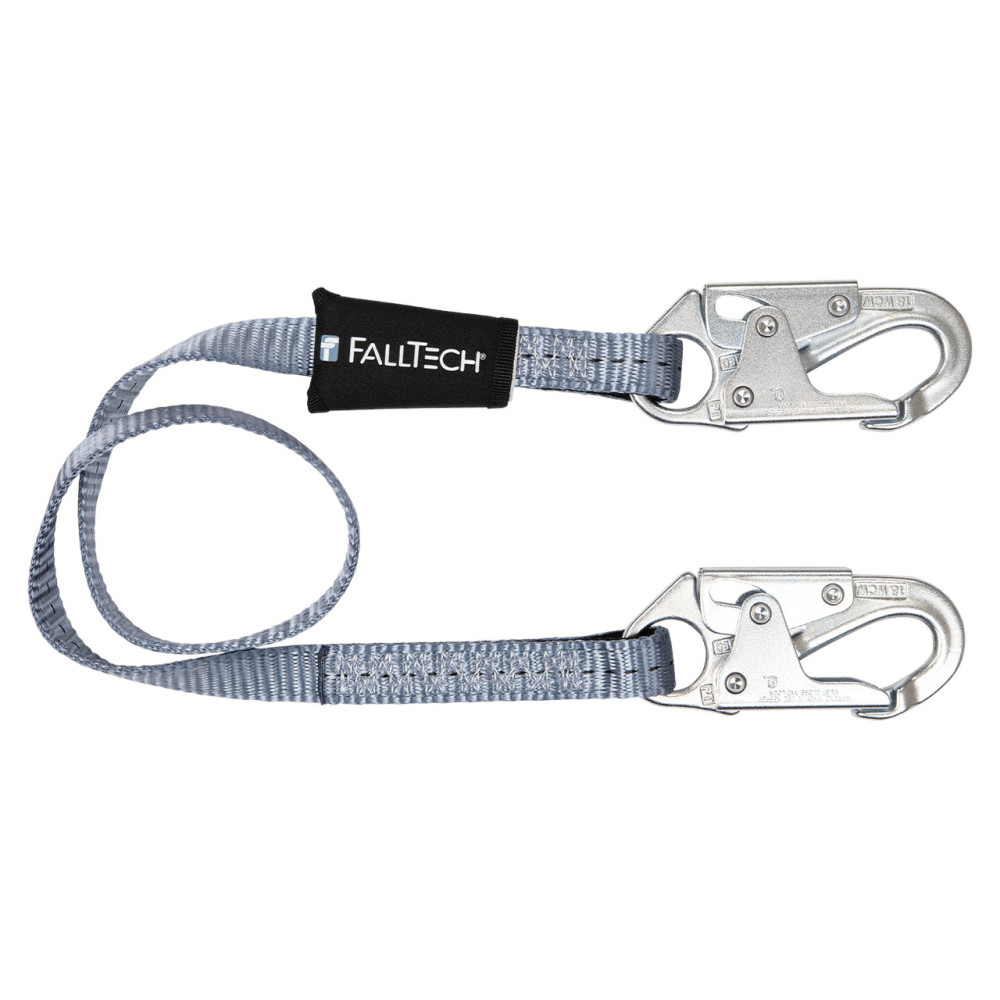 FallTech 4' Single Leg Fixed Length Web Restraint Lanyard
