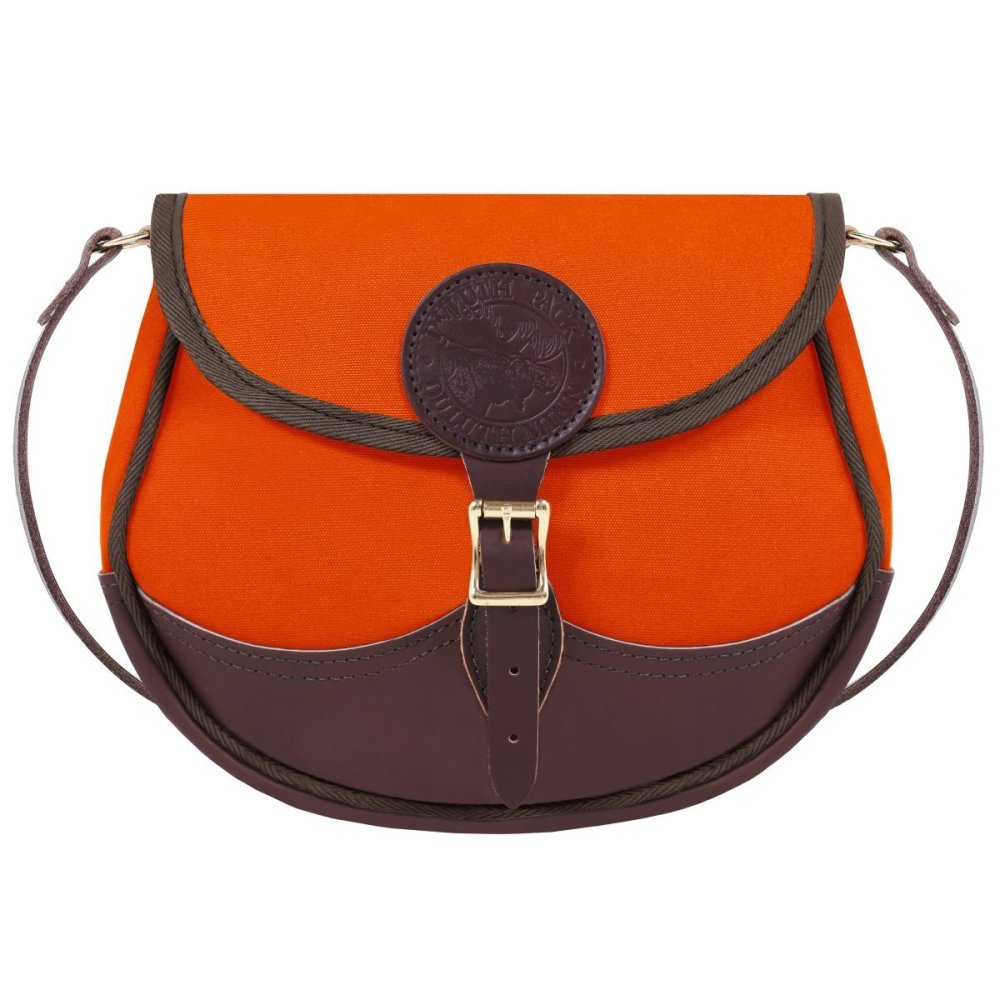 

3 Liters Capacity Orange Medium Deluxe Shell Purse