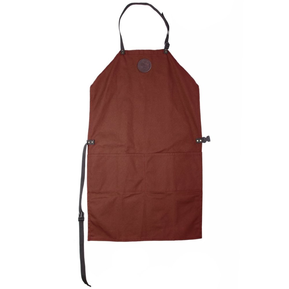 

40 In. L x 24 In. W Burgundy Long Apron