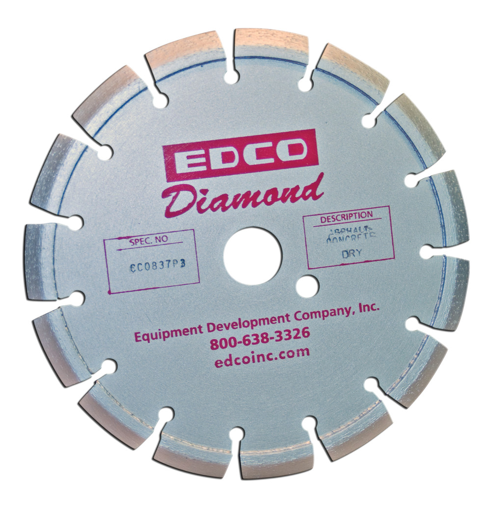 

8 x .375 x 1" V-Grooved Diamond Blade - Cured