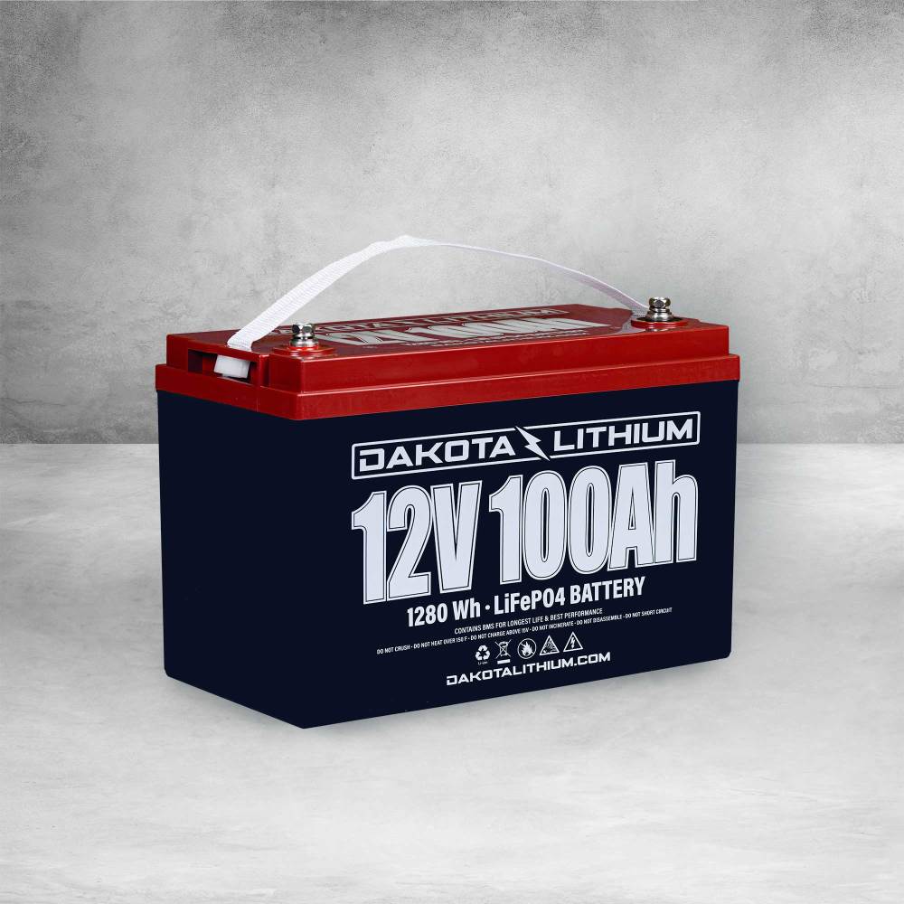 

Dakota Lithium Battery with Charger 12V 100Ah Deep Cycle LifePO4