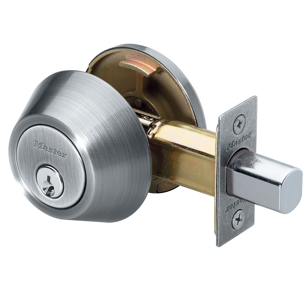 

Satin Nickel Finished Single Cylinder Door Deadbolt