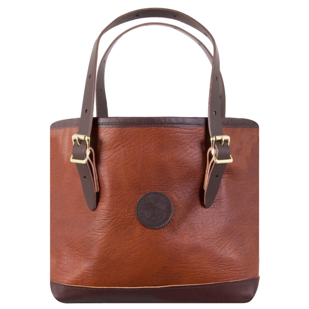 

9 Liter Capacity Brown Trim Bison Leather Lakewalk Tote